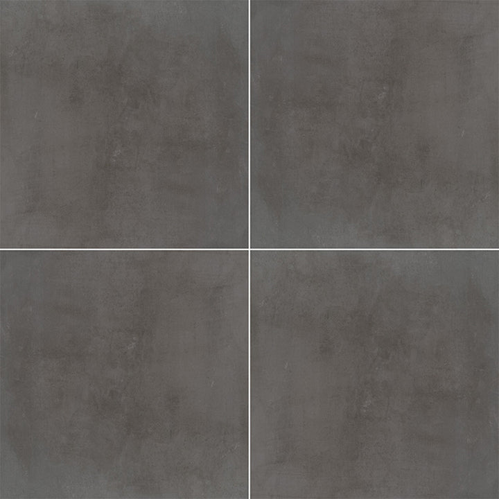 Beton Anthracite, 24" x 24" | 2CM Porcelain Pool Paver by MSI