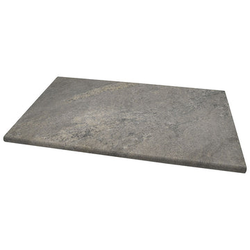 Quarzo Gray, 13" x 24" | 2CM Porcelain Pool Coping by MSI