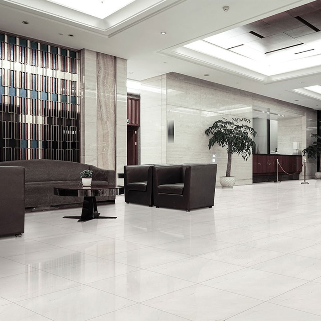 Aria Ice, 24" x 24" Porcelain Tile NARICE2424P Tile by MSI AquaBlu Mosaics