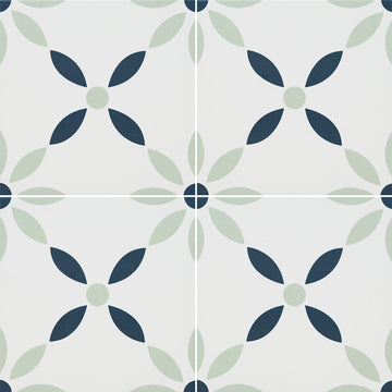 Greta, 8" x 8" Porcelain Tile | NZARGRE8X8 | Patterned Tile by MSI