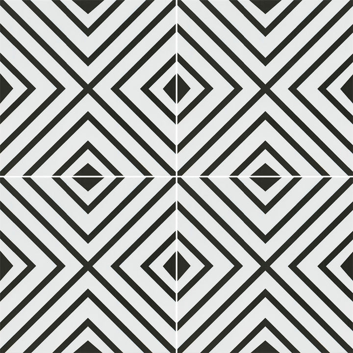 Modena, 8" x 8" Porcelain Tile | NZARMOD8X8 | Patterned Tile by MSI