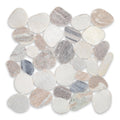 Flat Matte Greige - Flat Stone Pebble Tile