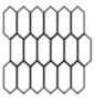 Picket tile