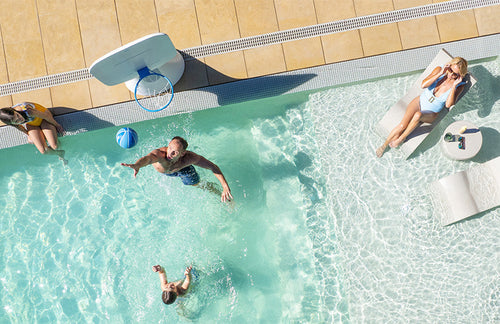 Ledge lounger pool party products