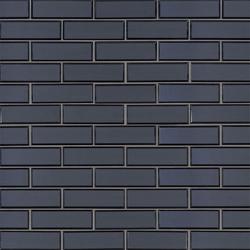 Vague Blue, 2" x 6" | SMOT-GLSST-VAGBLUBEV6MM | MSI Glass Subway Tile