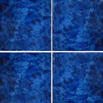 Sapphire, 6" x 6" Tile | TITAN-762 | Fujiwa Porcelain Pool Tile