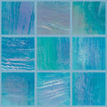 843 Dark Fluorite, 3/4" x 3/4" - Glass Tile