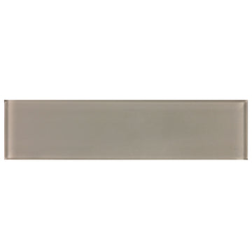 Smoke, 3" x 12" Glass Tile | ANAELEMSMO312 | Aquatica by Tesoro