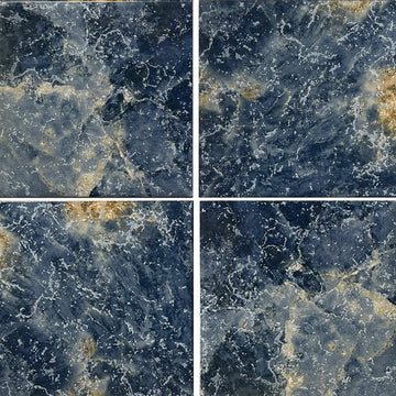 Steel Blue, 6" x 6" Tile | LYRA-684 | Fujiwa Porcelain Pool Tile