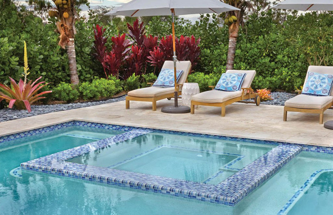 Swimming pool tile