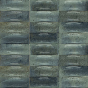 Turchese Glossy, 3" x 8" Eye Deco | EMCGLEETURCEYE | Porcelain Pool Tile