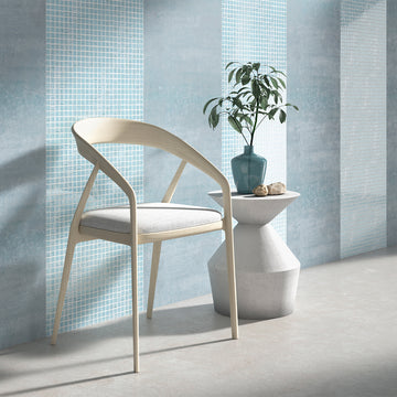 Tender Artic Ice, 1" x 1" Glass Tile | Mosaic Pool Tile by Vidrepur