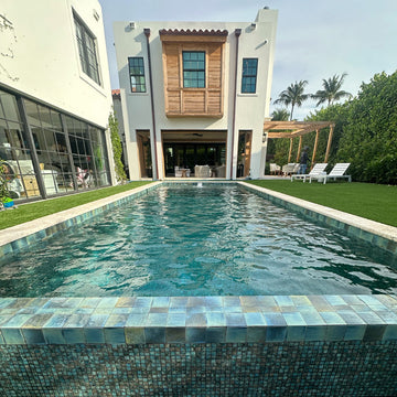 Turchese Glossy, 4" x 4" | EMCGLEETURC44 | Aquatica Porcelain Tile