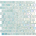 Fusion Light Green T, 1" x 1" Brick - Glass Tile
