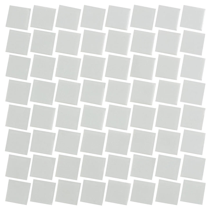 Lume Light Grey Matte, 1.5" Mosaic - Glass Tile
