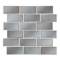 Pewter Grey, 2" x 4" - Porcelain Tile