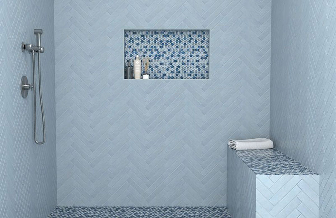 Watercolors Series Ceramic Tile | Backsplash and Shower Tile