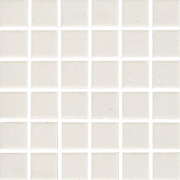 White, 2" x 2" | UNG-200C | Fujiwa Porcelain Pool Tile