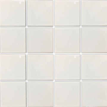 White, 3" x 3" | VIP-702 | Fujiwa Porcelain Pool Tile