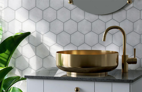 White ceramic tile