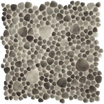 Abyss Mixed Pebble Glass Tile
