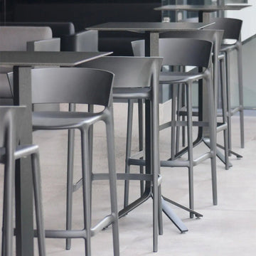 Africa Bar Stool by Vondom | Outdoor Bar Stool with Back