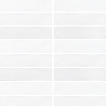 Albatross White, 3" x 12" Ceramic Tile | Kitchen Backsplash & Bathroom Tile