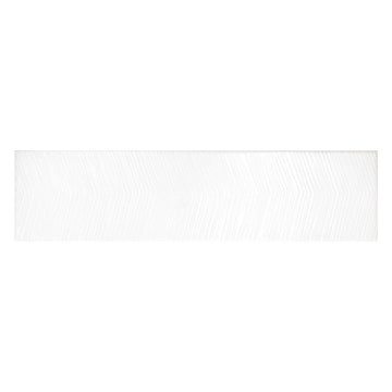 Albatross White Deco, 3" x 12" Ceramic Tile | Kitchen Backsplash & Bathroom Tile