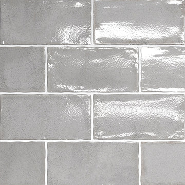 Altea Smoke, 3" x 6" Ceramic Tile | Zellige-Look Tile