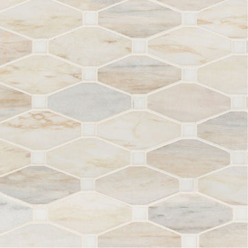 Agora Elongated Oval Stone Tile | Stone Kitchen and Bath Tile by MSI