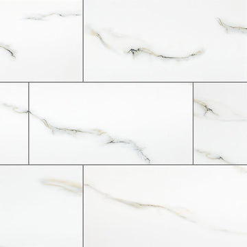 Aria Bianco, 12" x 24" Porcelain Tile | NARIBIA1224P | Tile by MSI