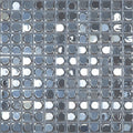 Silver Iridescent, 1" x 1" - Glass Tile