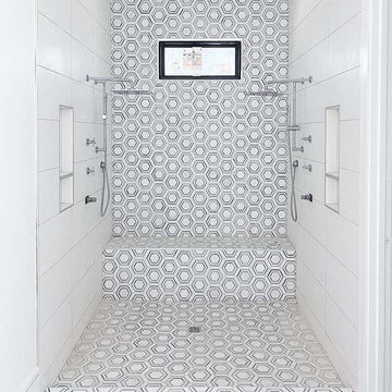 Bianco Dolomite Georama Grigio | Stone Tile for Kitchen and Bath