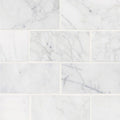 Calacatta Cressa White Subway, 3" x 6" - Stone Tile