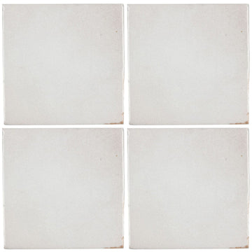 Canvas Zellige, 4" x 4" Ceramic Tile | Kitchen Backsplash Tile