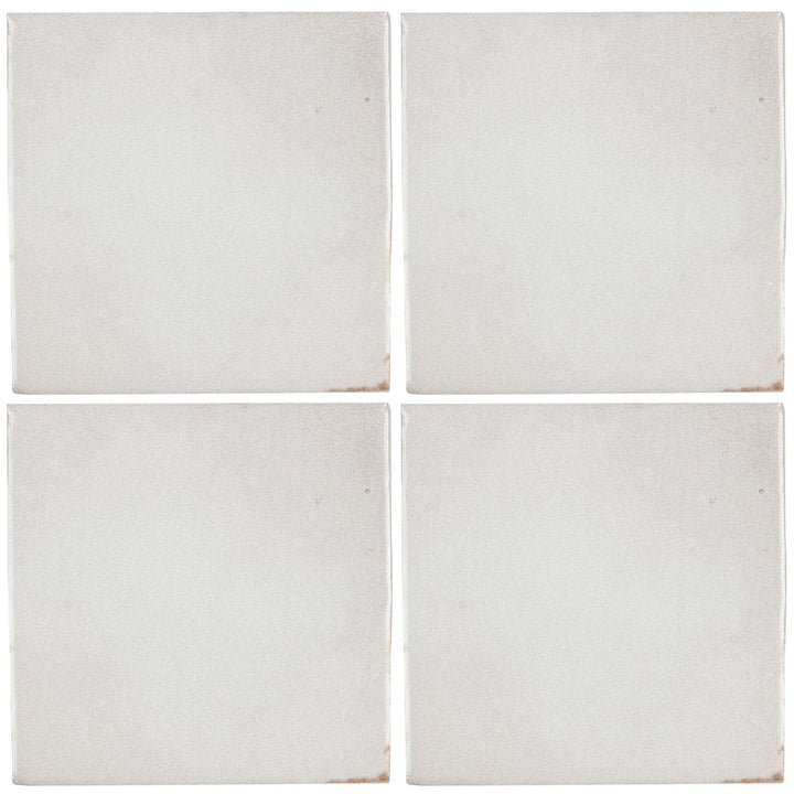 Canvas Zellige, 4" x 4" Ceramic Tile | Kitchen Backsplash Tile