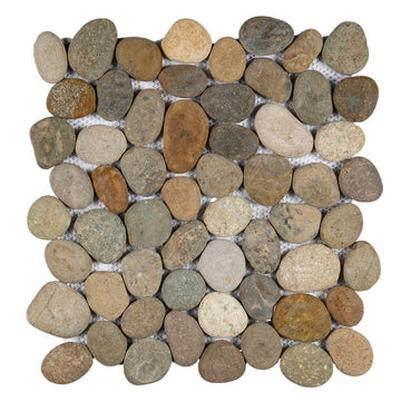 Canyon Blend, Pebble Tile | Pebbles Series | Natural Stone Mosaics