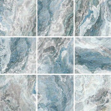 Cloud Aqua, 6" x 6" Porcelain Pool Tile | ESTCLOUAQUA6 | Waterline Tile