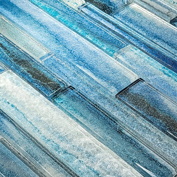 Coastal Sands Tidal Blue, Mixed Glass Tile | Swimming Pool Tile