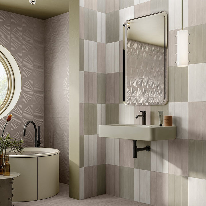 Currents Beach, 8" x 8" Porcelain Tile | Kitchen, Bath, & Pool Tile