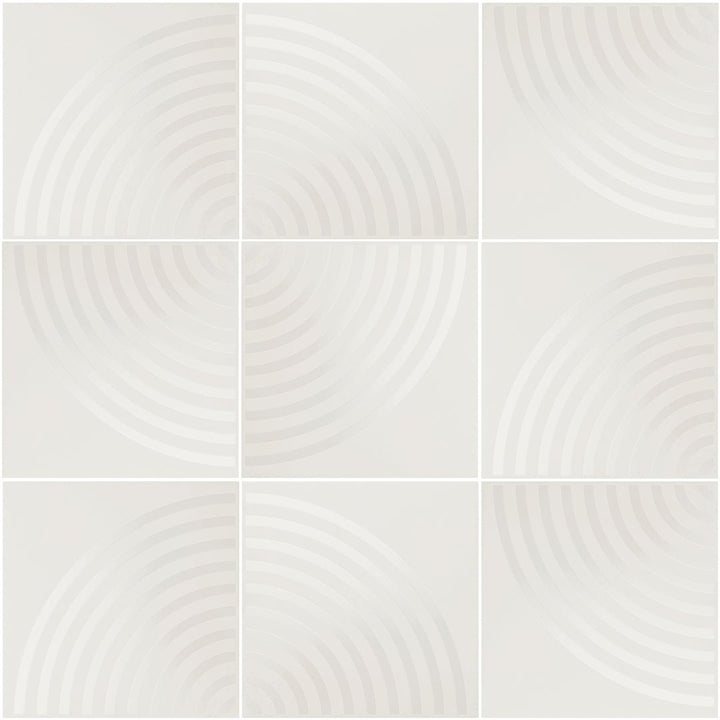 Currents Foam, 8" x 8" Porcelain Tile | Kitchen, Bath, & Pool Tile