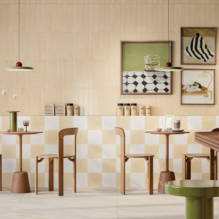 Currents Sand, 8" x 8" Porcelain Tile | Kitchen, Bath, & Pool Tile