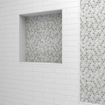 Diamond Lake, 2" x 10" Ceramic Tile | Zellige-Look Backsplash Tile