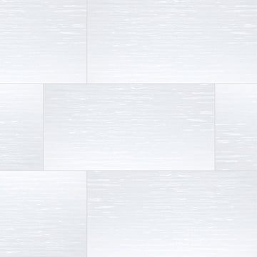 Dymo Stripe White, 12" x 24" Ceramic Tile | Kitchen Backsplash Tile