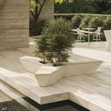 Faz Bench by Vondom | Luxury In-Pool and Patio Furniture
