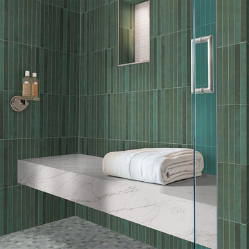 Flamenco Racing Green, 2" x 18" Porcelain Tile | MSI Wall Tile