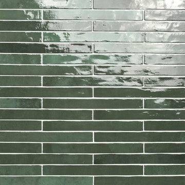 Flamenco Racing Green, 2" x 18" Porcelain Tile | MSI Wall Tile