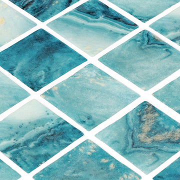 Aqua, 2" x 2" | Aquatica Glass Pool Tile