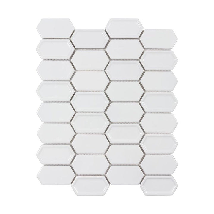 Framework Plaster, Hexagon Mosaic | Ceramic Tile by Anthology