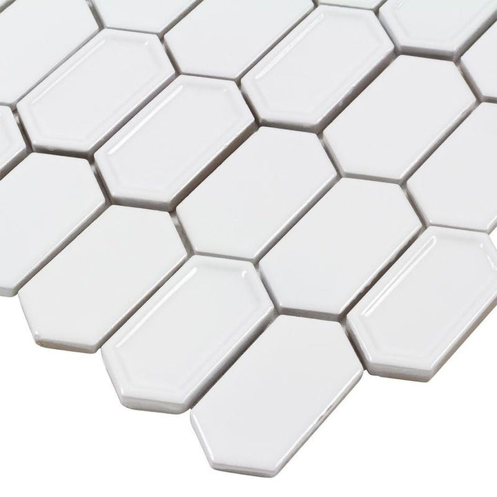 Framework Plaster, Hexagon Mosaic | Ceramic Tile by Anthology
